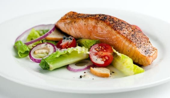 黑胡椒脆皮挪威三文鱼