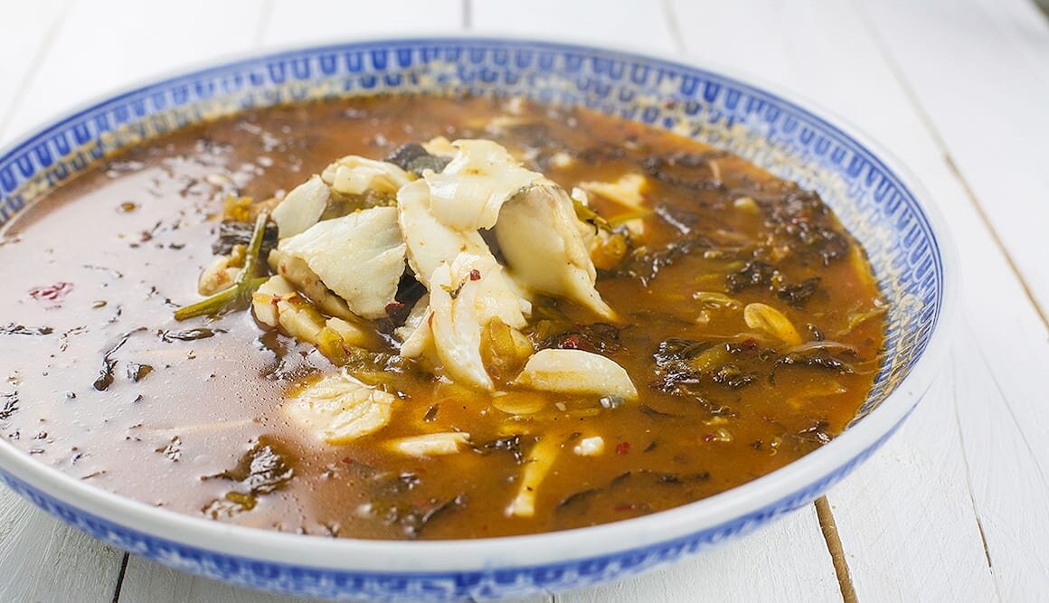 酸菜挪威北极鳕鱼