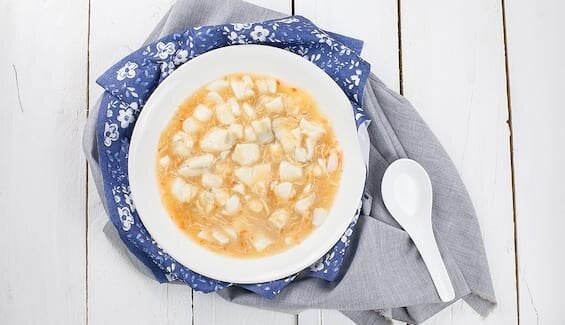 蟹粉挪威北极鳕鱼炖豆腐