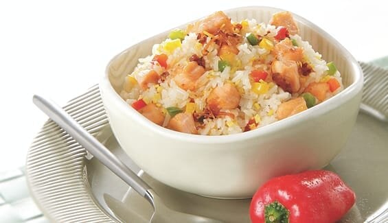 XO酱三文鱼炒饭