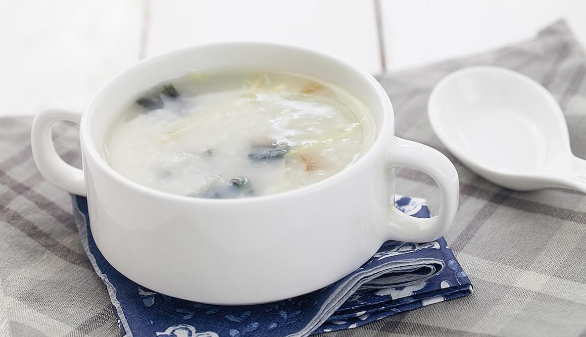 皮蛋挪威北极鳕鱼粥