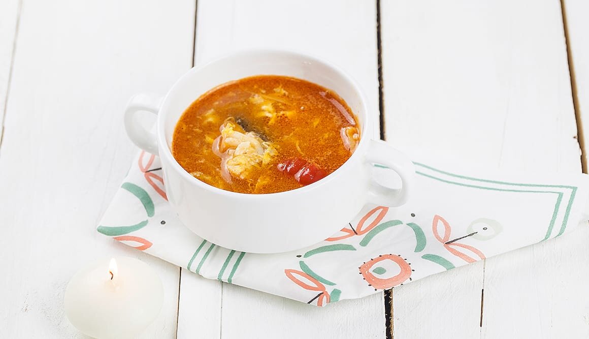 酸辣挪威北极鳕鱼汤